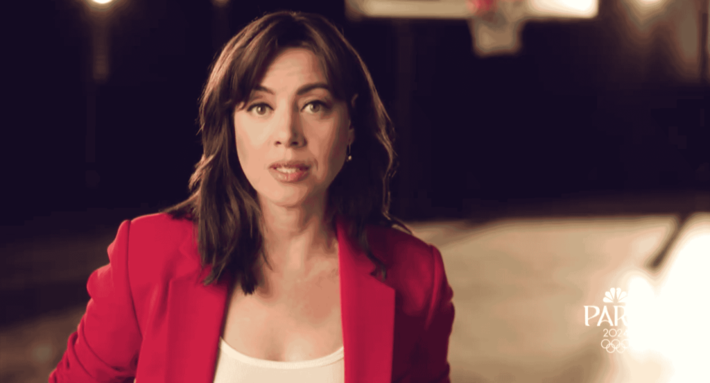 Aubrey Plaza in USA Women's National Basketball Team Promo